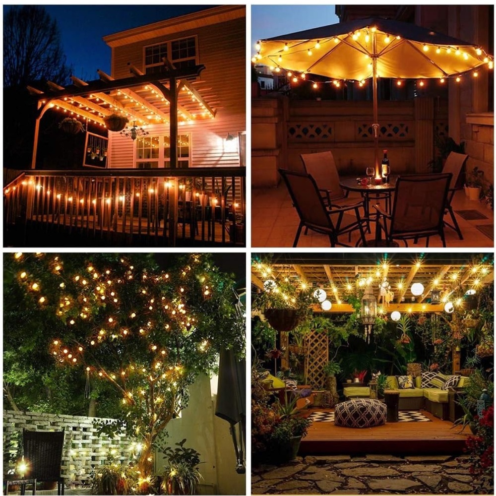 Globe Fairy Lights Battery Operated 33ft 80LED String Lights with Remote - Picture 4 of 4